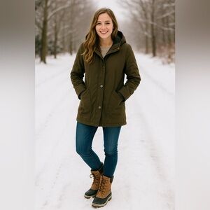 Sorel Slimpack II Lace Leather Winter waterproof duck boots Preppy Size 10